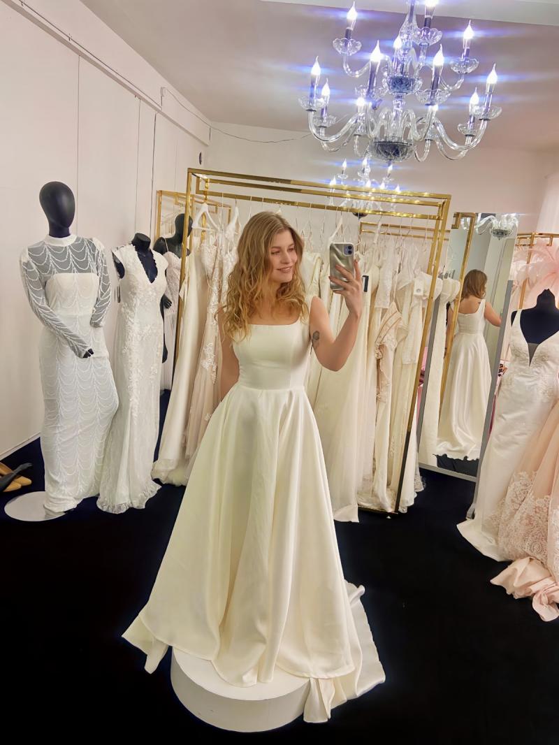 Klassiker brudekjole 2027 – Prinsesse brudekjole, brudekjoler i Rødovre – dansk butik ved København